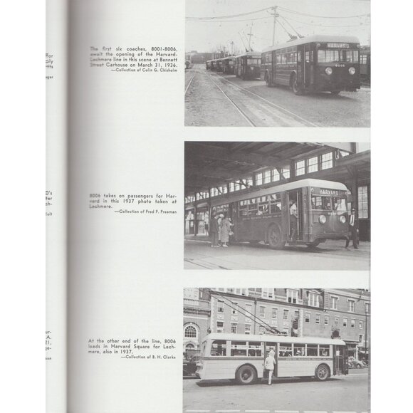 Book MA Boston Elevated Railway The Trackless Trolleys of MBTA Public Transit - Picture 4 of 5
